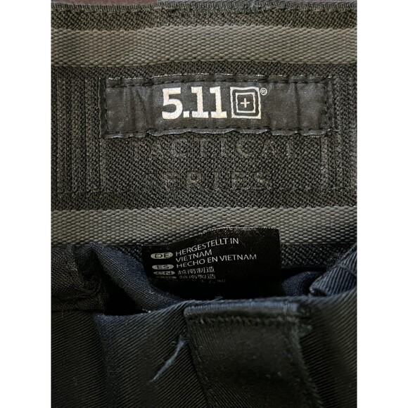 5.11 Tactical Pants Womens 8 Black Cargo Utility Polyester Blend Work Pockets - Picture 10 of 12